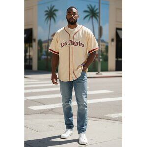 Headgear Classics Kobe Los Angeles Baseball Jersey Nwt Size 2XL